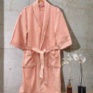Cyber Monday 2025 17 Bata Velour 100% Algodon Rosado S/M
