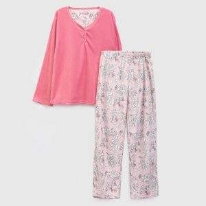 Pijama Polar Mujer Fucsia