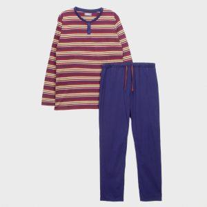 Pijama Hombre Algodón Rojo