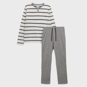Pijama Hombre Algodón Blanco