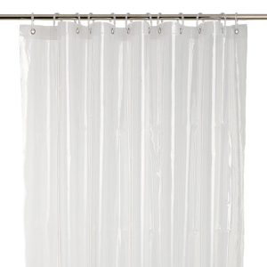 Forro Cortina Baño Transparente